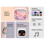 Casti Wireless Bluetooth cu Control Touch si Ecran LCD