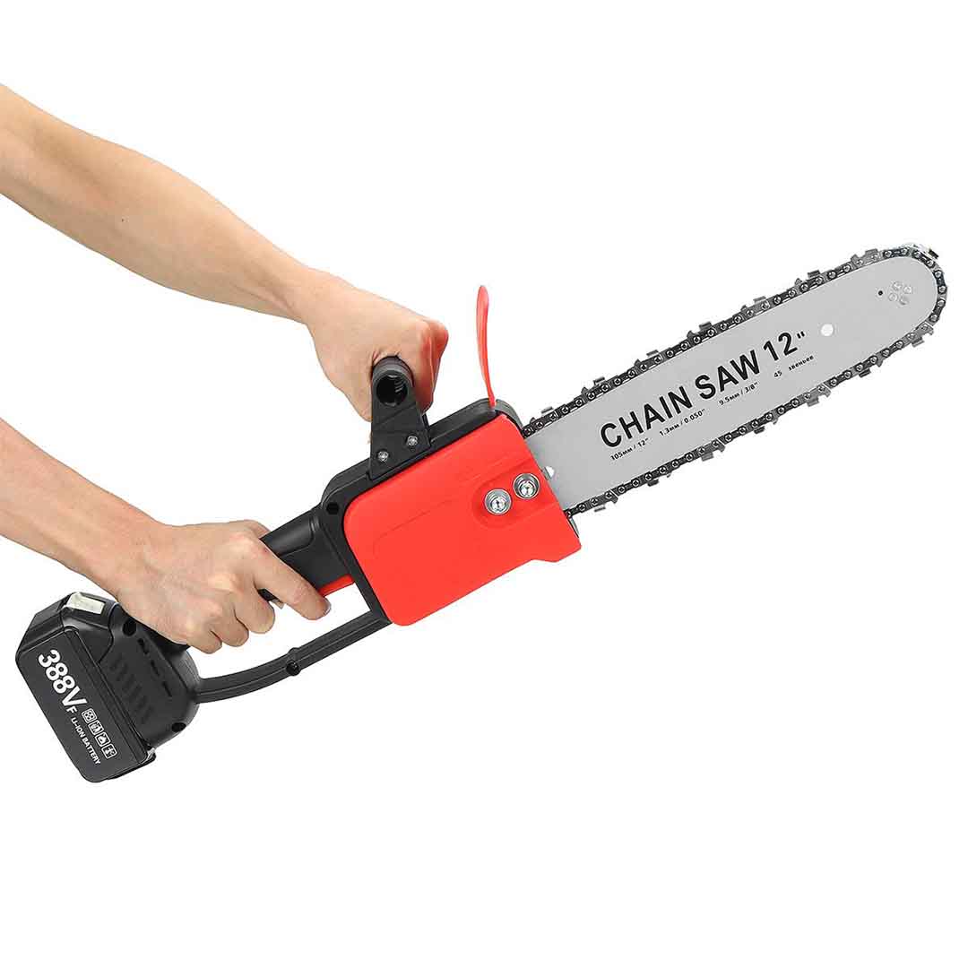 Drujba electrica cu lant 12 inch,cu 2 acumulatori 48V
