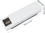 Mini aer conditionat cu ventilator, 2 in 1, 55 cm, Rece/Cald, 16 - 40 grade, 1800W, cu telecomanda, Alb