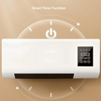 Mini aer conditionat cu ventilator, 2 in 1, 55 cm, Rece/Cald, 16 - 40 grade, 1800W, cu telecomanda, Alb
