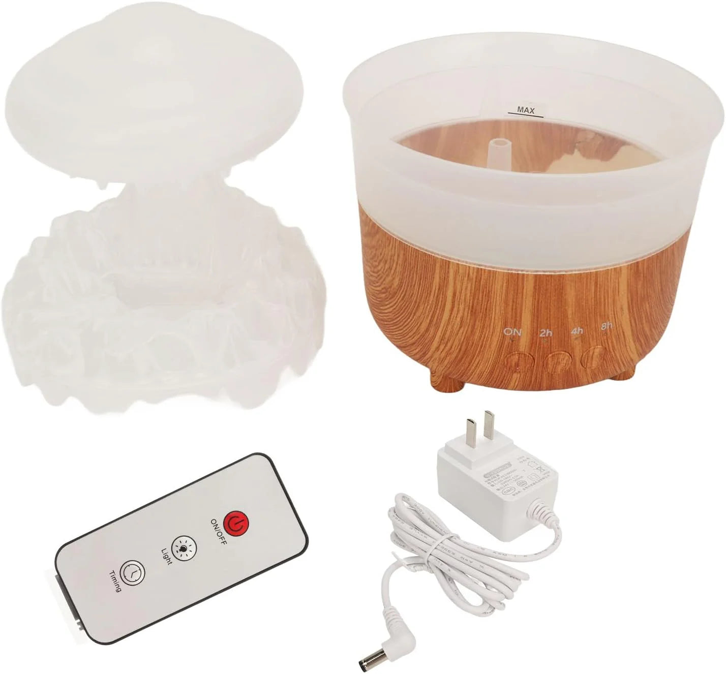 Umidificator in forma de norisor, picaturi de ploaie