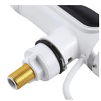 Robinet electric apă caldă instant, 3000W, cu duș și furtun, afișaj LCD, montaj chiuvetă/cadă, IPX4