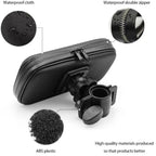 Suport telefon pentru bicicleta si motocicleta, impermeabil, rotatie 360° rezistent la ploaie