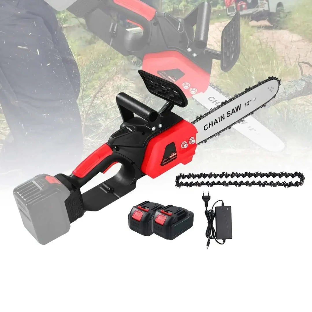 Drujba electrica cu lant 12 inch,cu 2 acumulatori 48V