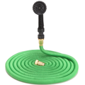Furtun extensibil pentru gradina, racord metalic, cu cap de udat