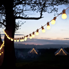 Ghirlanda luminoasa pentru gradina 5m, 10m sau 20m, lumina calda (3000 K)