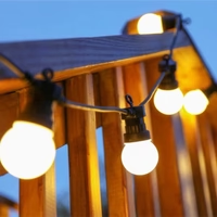Ghirlanda luminoasa pentru gradina 5m, 10m sau 20m, lumina calda (3000 K)