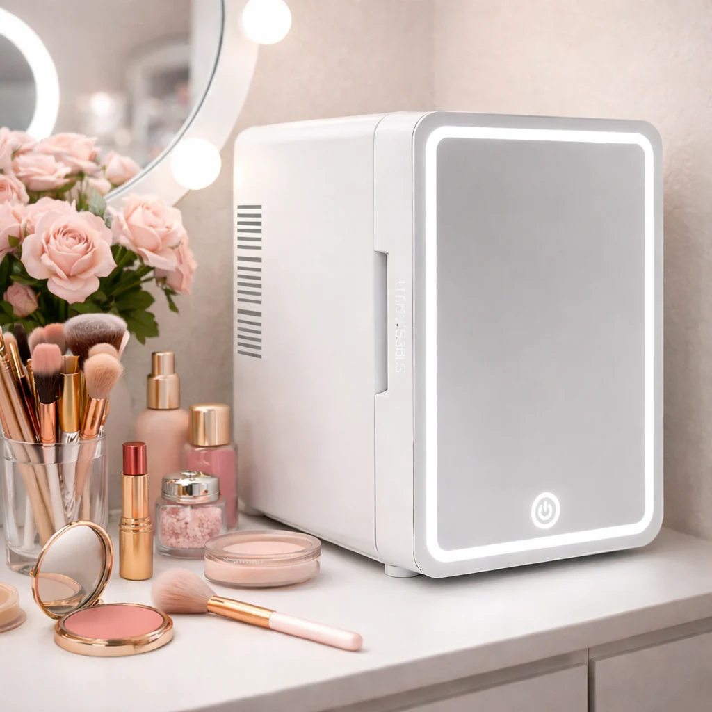 Mini Frigider pentru Cosmetice, functie de Racire si Incalzire, capacitate 4 litri