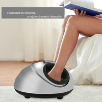 Aparat de masaj Shiatsu pentru picioare, afisaj LED, compresie aer cu incălzire,