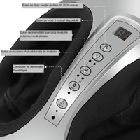 Aparat de masaj Shiatsu pentru picioare, afisaj LED, compresie aer cu incălzire,