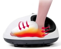 Aparat de masaj Shiatsu pentru picioare, afisaj LED, compresie aer cu incălzire,
