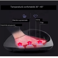 Aparat de masaj Shiatsu pentru picioare, afisaj LED, compresie aer cu incălzire,