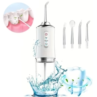 Irigator bucal electric, 1600 pulsatii/min, 5 programe, 300 ml, 4 Duze incluse