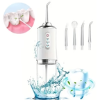 Irigator bucal electric, 1600 pulsatii/min, 5 programe, 300 ml, 4 Duze incluse