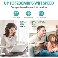 Amplificator retea, Router, WiFi Repeater, Booster, Extender, Dual Band, Gigabit