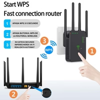 Amplificator retea, Router, WiFi Repeater, Booster, Extender, Dual Band, Gigabit