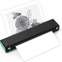 Mini imprimanta termica A4, portabila, wireless, bluetooth, cu acumulator