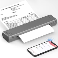 Mini imprimanta termica A4, portabila, wireless, bluetooth, cu acumulator