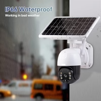 camera de supraveghere wireless 5MP cu panou solar si rotire 355°, infrarosu