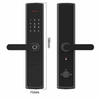 Yala incuietoare smart, Cititor amprentă, Panou Touch iluminat, Alarmă,