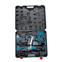 Trusa 4 piese cu acumulator, autofiletanta, rotopercutor, polizor unghiular, bormasina