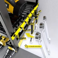 Raft pentru scule si unelte, din metal, cu montare pe perete, dimensiuni