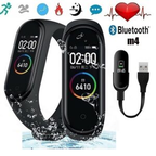 Bratara Fitness cu afisaj digital, pentru masurarea pulsului, a saturatiei de oxigen din sange si a presiunii arteriale este perfect compatibila cu mediul activ, putand urmarii la orice pas starea sanatatii tale.