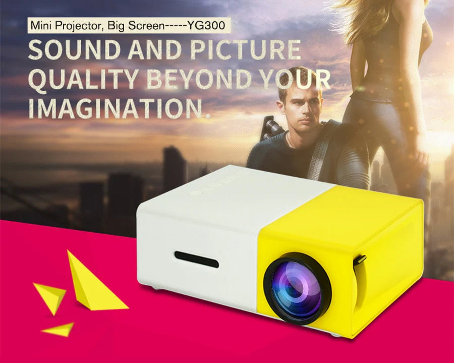Videoproiector LED Mini Portabil