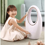 Ventilator si Purificator aer fara palete Tobi, SPIKO® Bladeless, Oscilant, LED, Telecomanda