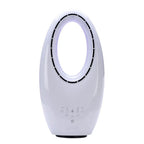 Ventilator si Purificator aer fara palete Tobi, SPIKO® Bladeless, Oscilant, LED, Telecomanda