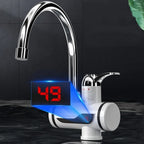 Robinet electric apă caldă instant, 3000W, afișaj LCD, montaj chiuvetă, IPX4