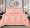 Lenjerie de pat Damasc Hotelier -cu elastic - 4 piese