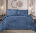 Lenjerie de pat Damasc Hotelier -cu elastic - 4 piese