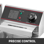 Friteuza electrica Hoffmans de 6 litri sau 12 litri 2500W/5000W